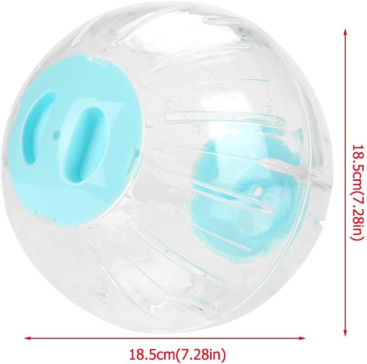 18,5 cm Hamster Gymnastikball, Transparent Hamster Ball, Kunststoff Hamster Laufball Gymnastikball R