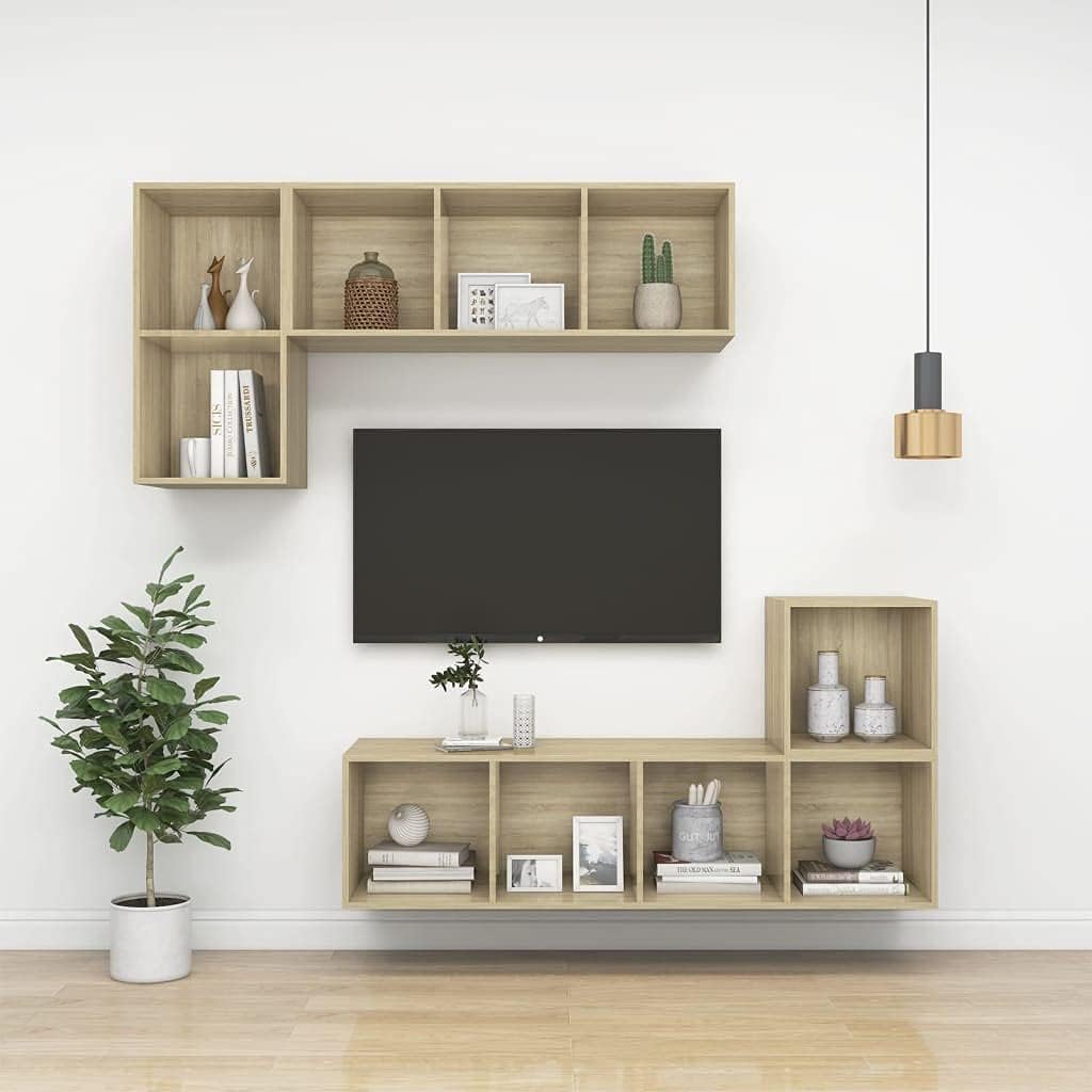vidaXL TV Wandschrank Hängeschrank TV Möbel Schrank Fernsehtisch Fernsehschrank HiFi-Schrank mit 2 F