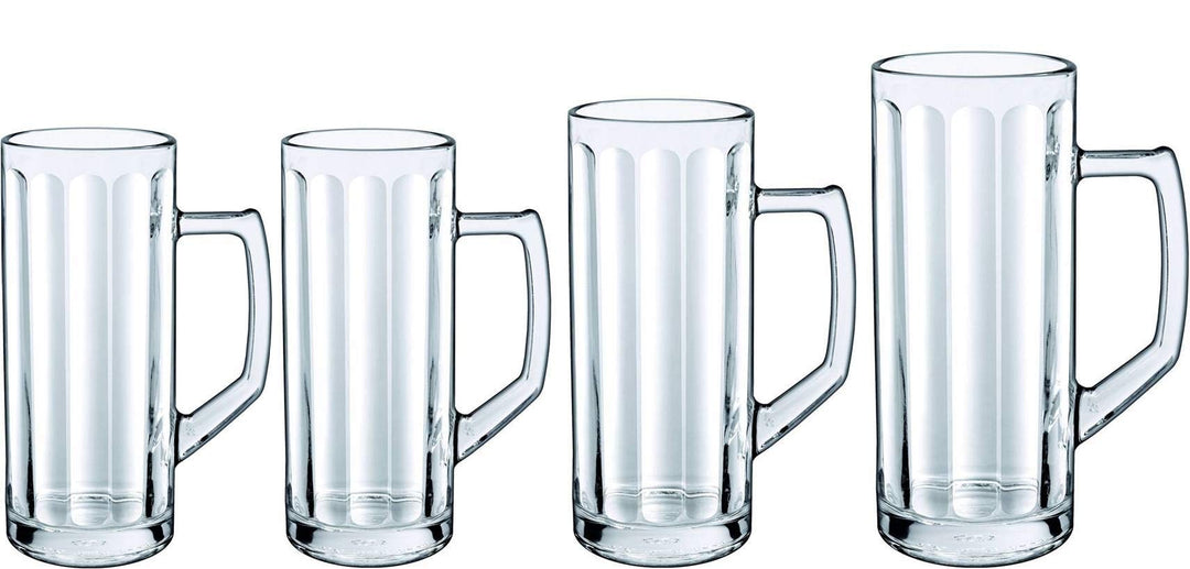 6 Bierseidel Reno Optik in versch. Grössen erhältlich - geeicht Grösse 0,4L geeicht, 0,4L geeicht