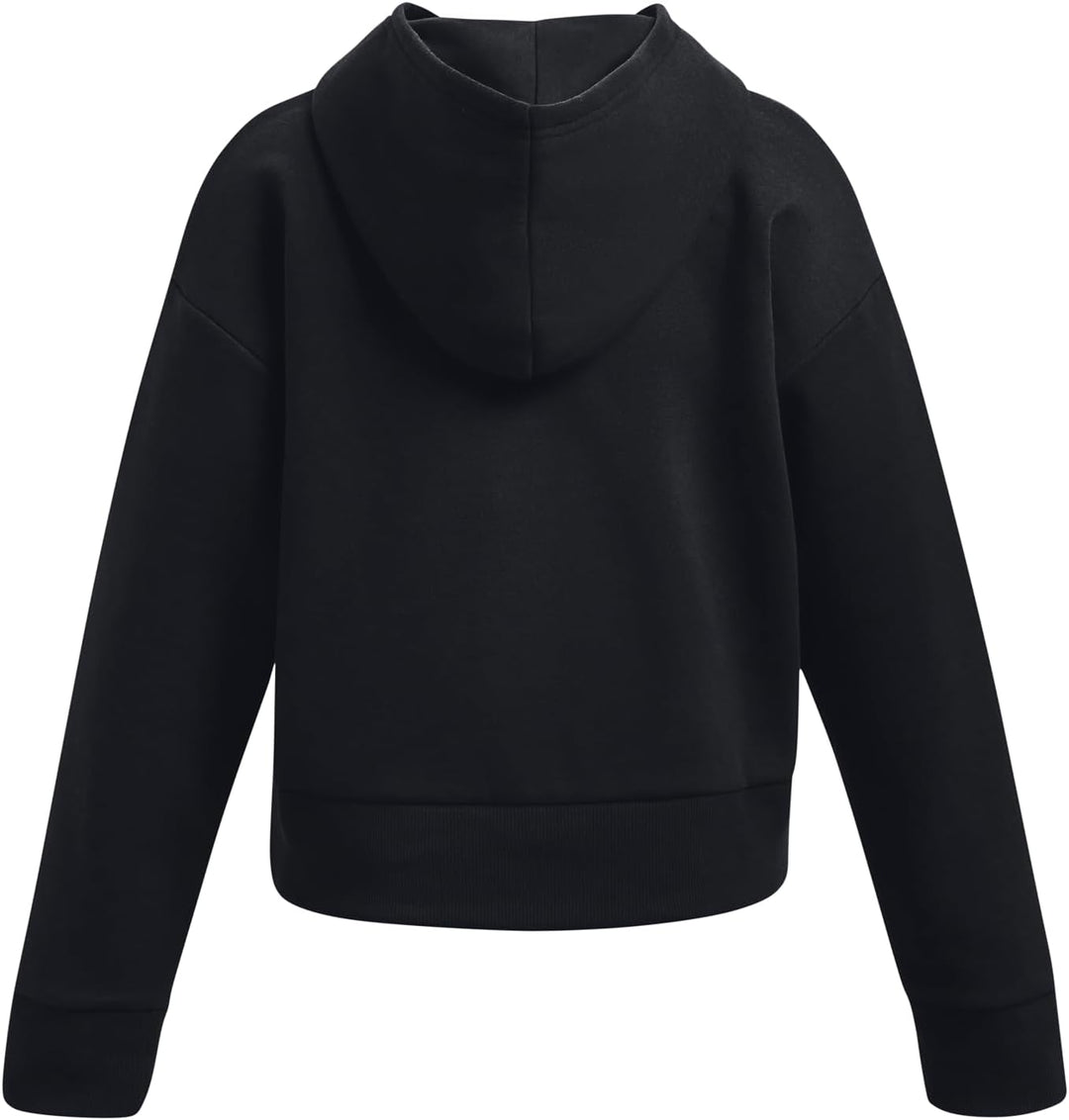 Under Armour Mädchen Rival Fleece Crop Hoodie Kapuzenpullover XL Schwarz, XL Schwarz