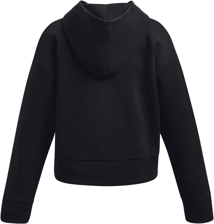 Under Armour Mädchen Rival Fleece Crop Hoodie Kapuzenpullover XL Schwarz, XL Schwarz