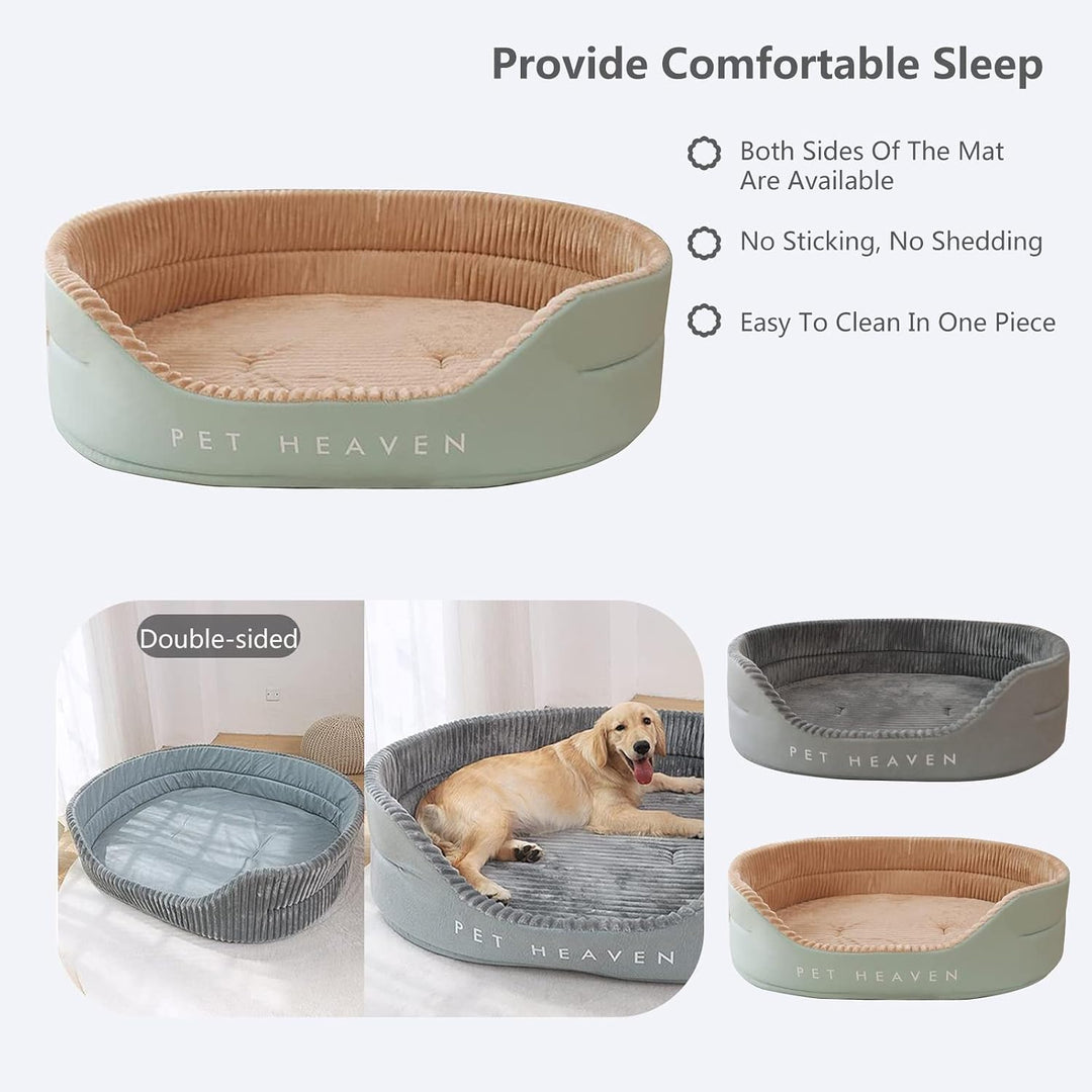 PETCUTE Hundebett für Mittlere Hunde,Orthopädisch Haustierbett für kleine und mittelgrosse Hunde und