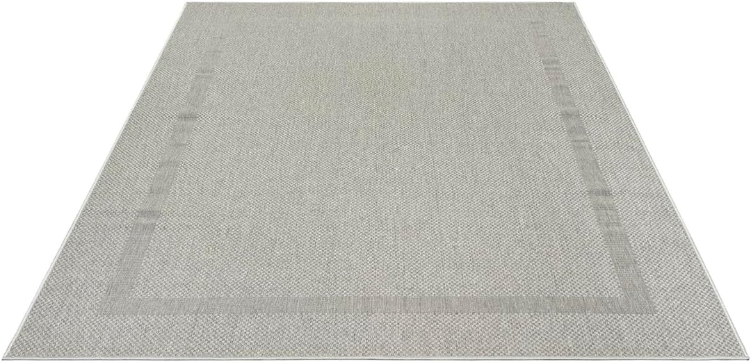 Mia´s Teppiche Malaga In- &amp; Outdoor Teppich Flachgewebe, Modisches Design, Schicke Farben, für Balko