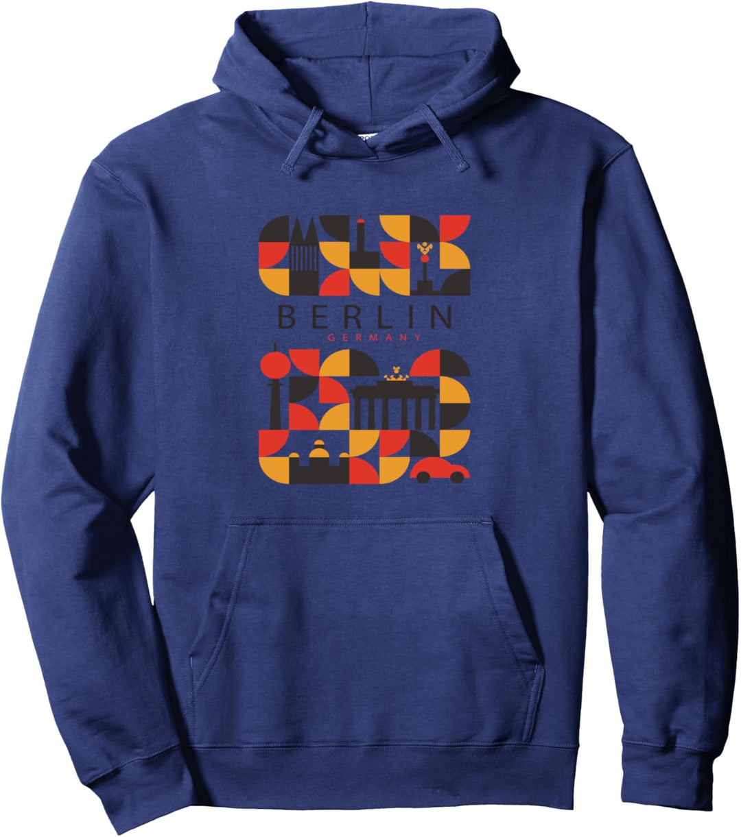 Berlin Souvenir Silhouette Wahrzeichen I Love Berlin Pullover Hoodie