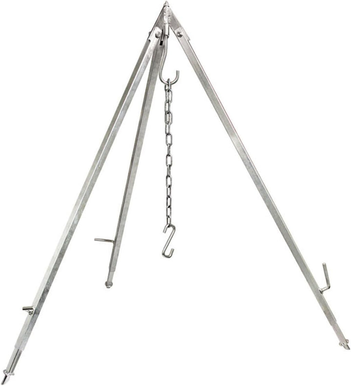Petromax Dreibein: Hiermit wird Ihre Outdoor Küche vollkommen, mit Kette und Haken:: mehr erfahren >