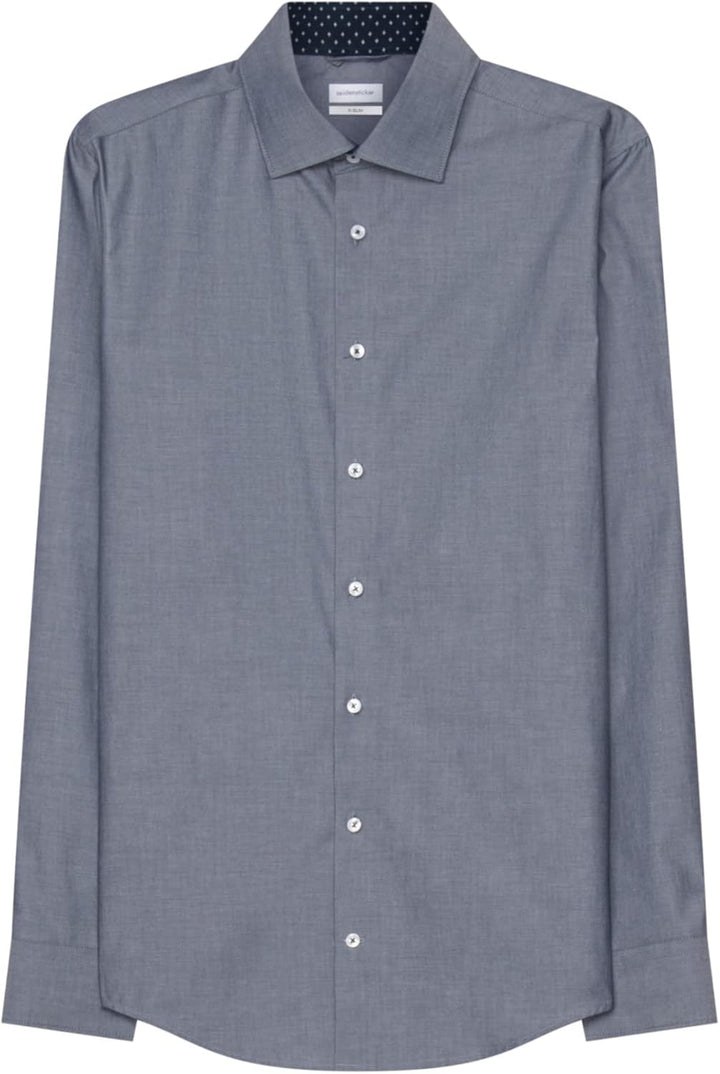 Seidensticker Herren Business Kent - Extra-Slim Fit - Kent Kragen - Langarm - 100% Baumwolle, 36