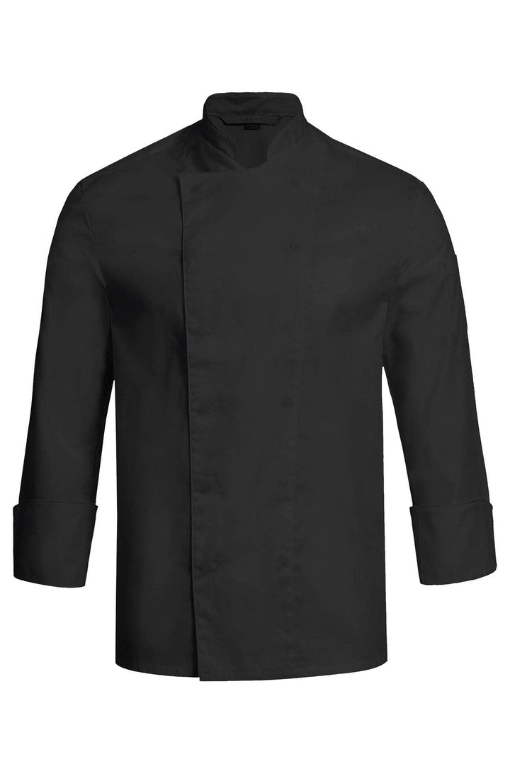 GREIFF 5580 Herren Kochjacke Cuisine Basic S Schwarz, S Schwarz