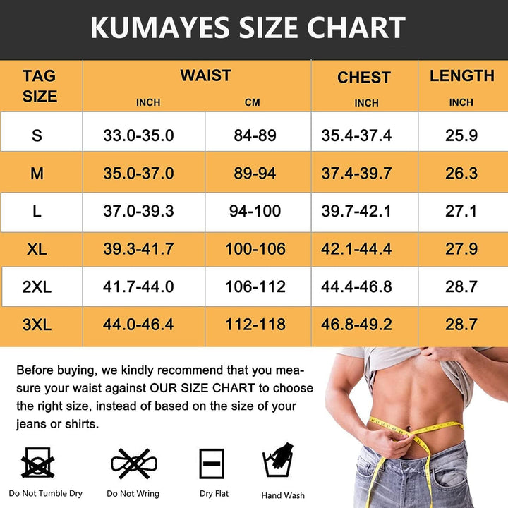 Sauna Weste mit Bauchweggürtel Neopren Herren Fitness Korsett Schwitzweste tank top shapewear fitnes