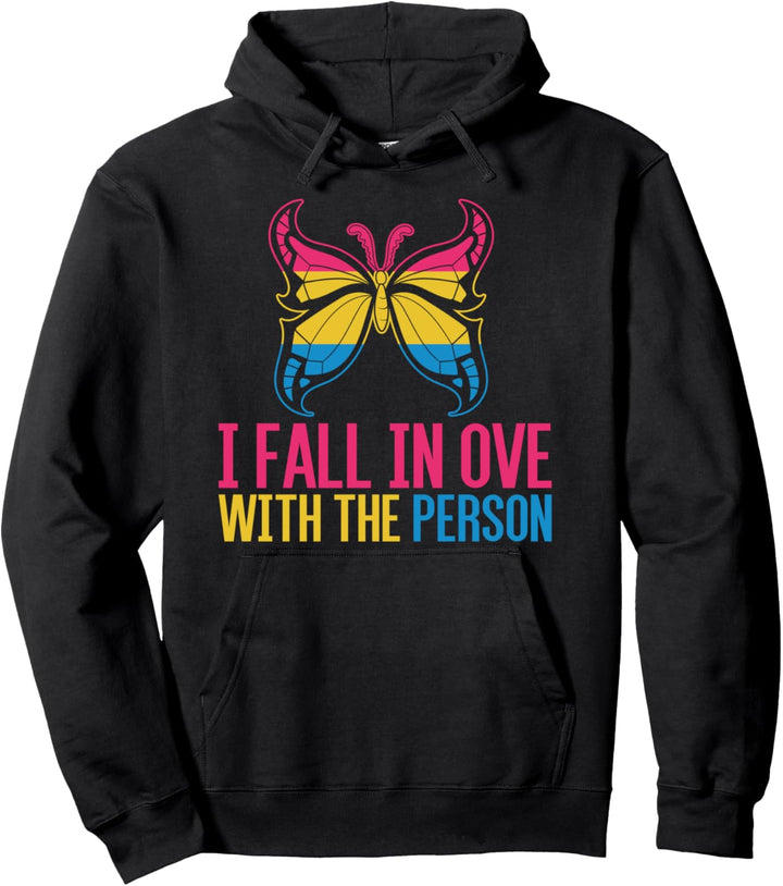 Gay Pride Schmetterling LGBTQ Geschenk Lustiges Pansexuell Pullover Hoodie