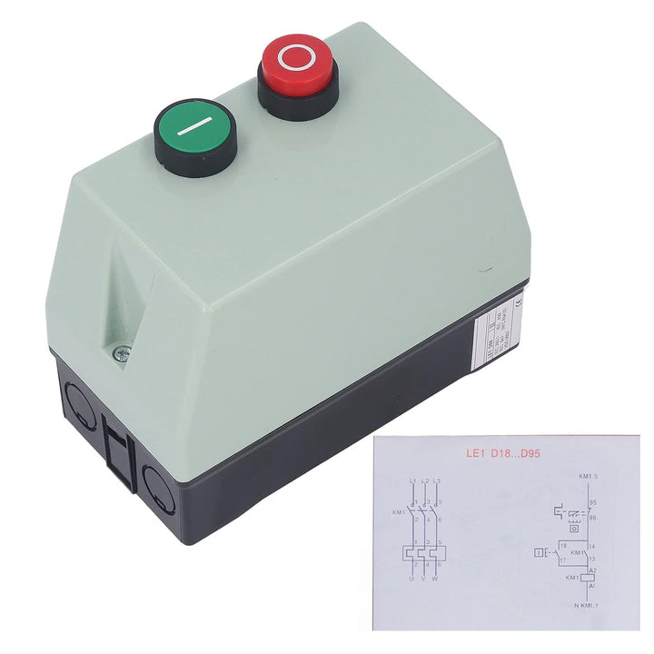 LE1D12M7 Magnetstarter Wasserdichter einphasiger 220/230-V-Motorstartschalter Dreiphasiger 380/400-V