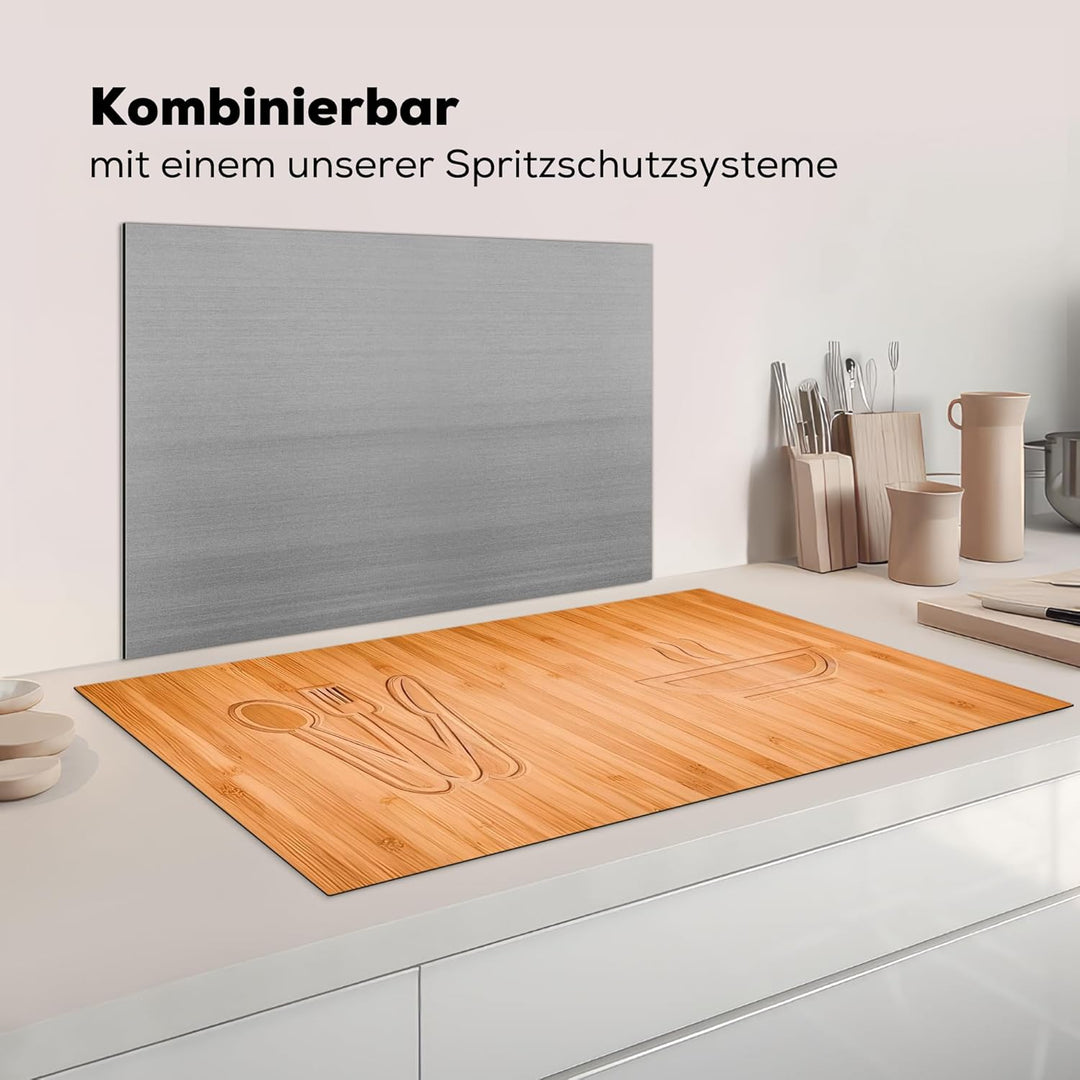 KitchenYeah© Herdabdeckplatte Einteilig Induktionsmatte Küche Abdeckung Ceranfeld Herd Abdeckplatte