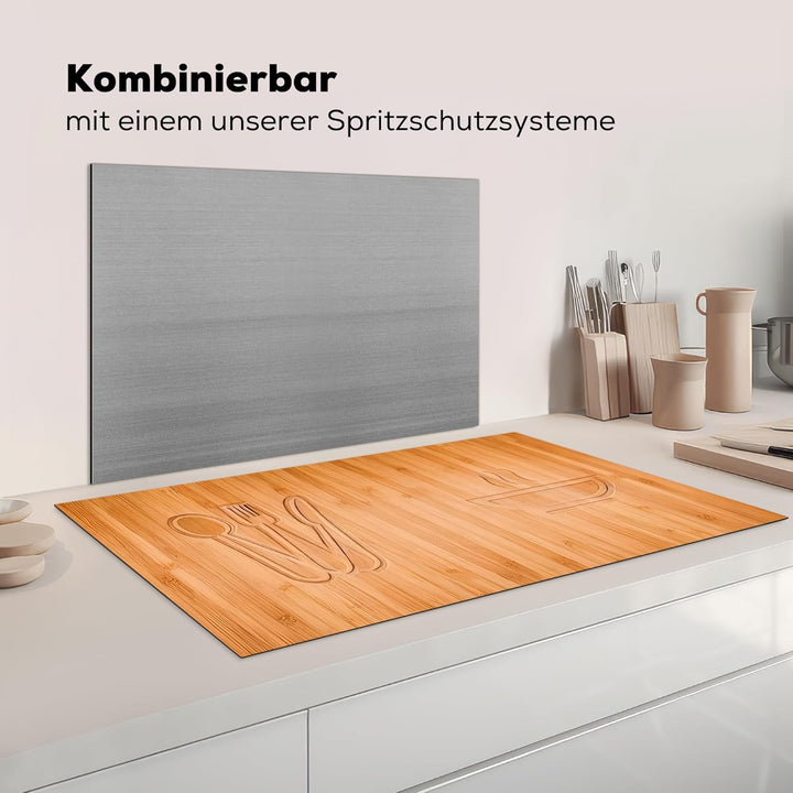 KitchenYeah© Herdabdeckplatte Einteilig Induktionsmatte Küche Abdeckung Ceranfeld Herd Abdeckplatte