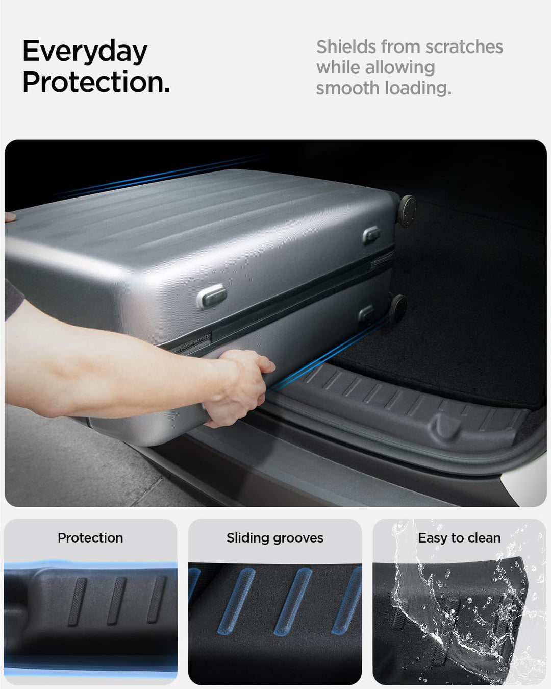 Spigen Tesla Model Y 2025 2026 Juniper (Nur Premium & Performance) Ladekantenschutz Kofferraum, Inne