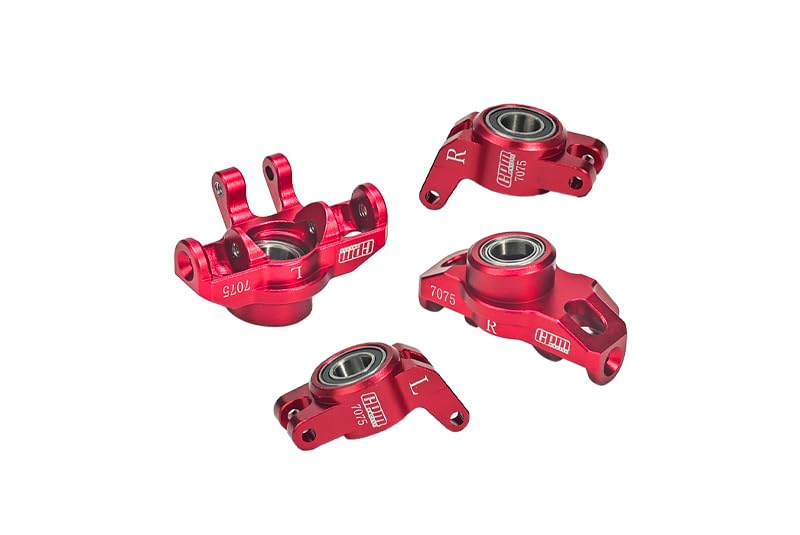 GPM Aluminium 7075 Front Steering Block + Rear Hub (Larger Inner Bearings) for Arrma 1/18 Granite GR