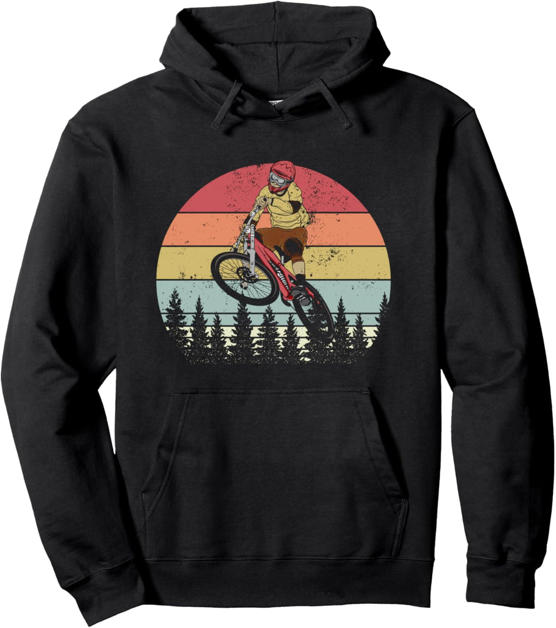 Vintage Retro Mountainbike MTB Pullover Hoodie