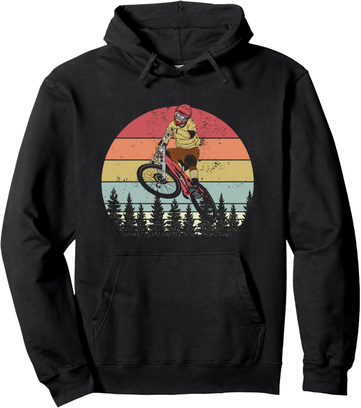 Vintage Retro Mountainbike MTB Pullover Hoodie