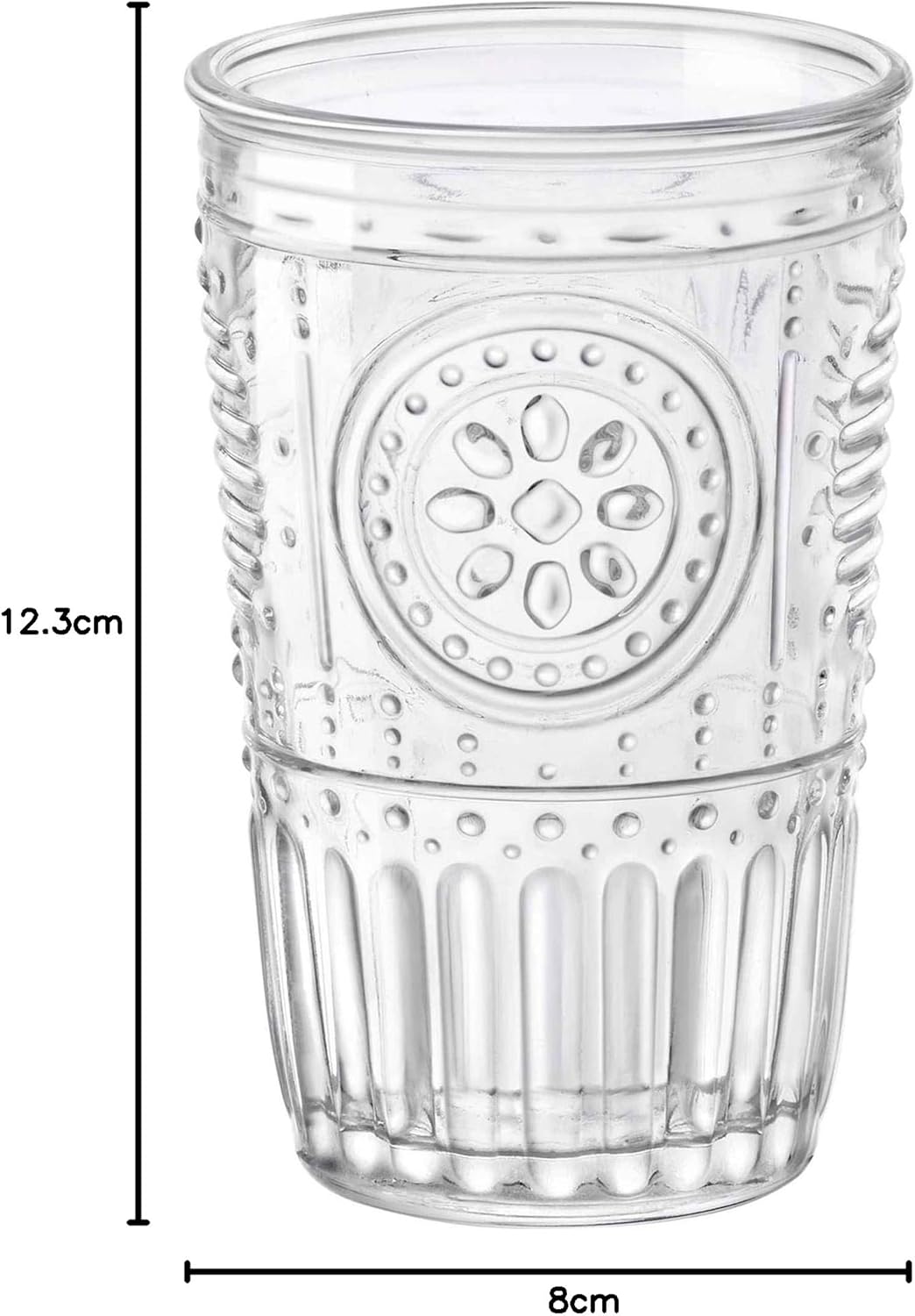 Bormioli Rocco Romantische Wassergläser - 305ml - Klar - Pack Von 12