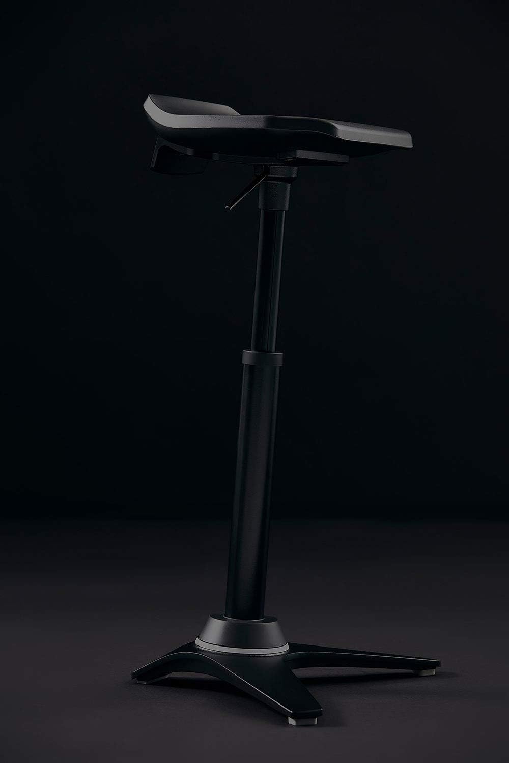 aeris Muvman Industry High Stehhocker – ergonomische Stehhilfe – Arbeitsstuhl für gesundes und aktiv