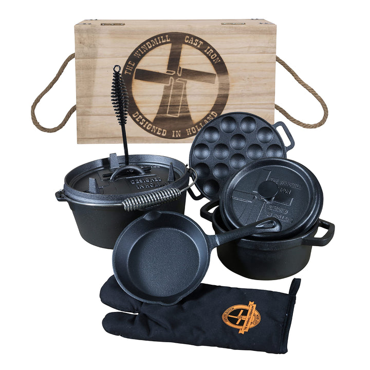 THE ORIGINAL Dutch Oven Starter Set in Transportkiste