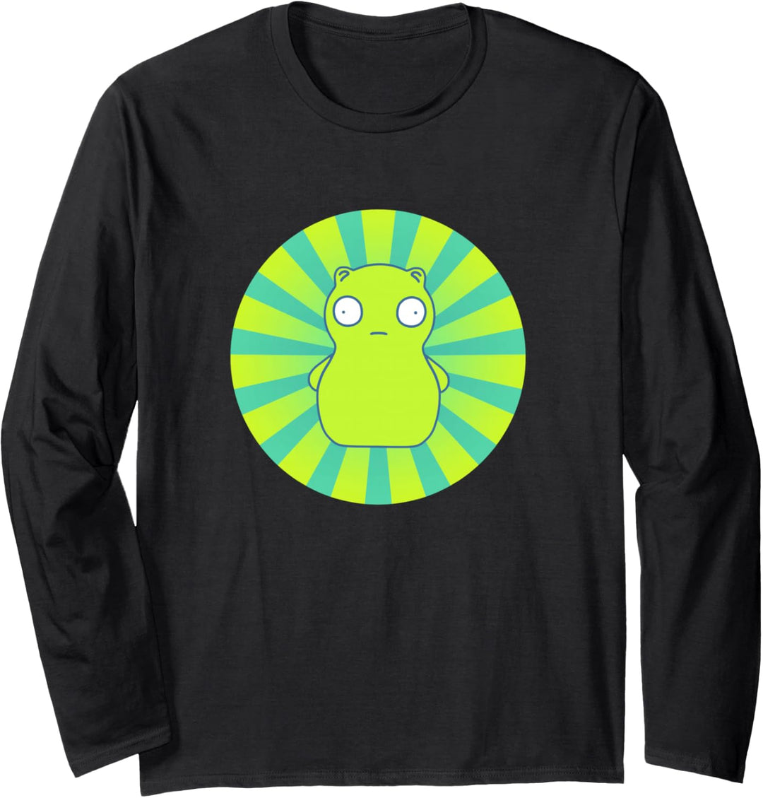 Bob’s Burgers Kuchi Kopi Lime Green Hypno Wheel Langarmshirt