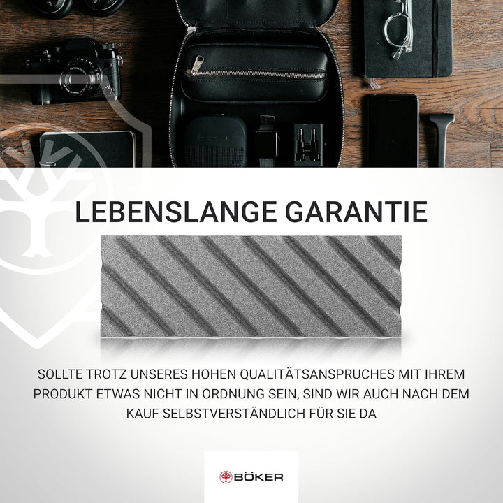 Böker Solingen® Abrichtstein Aus Siliziumkarbid Körnung 220 - Abrichtstein für Wasser-Schleifsteine