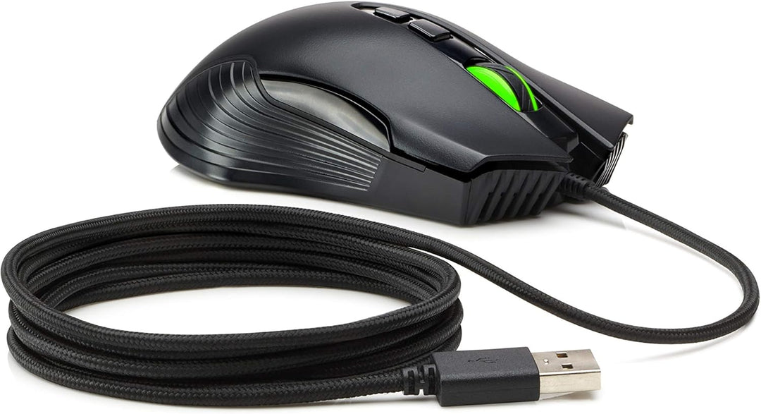 HP X220 Gaming Maus (3.600 DPI, PixArt Gaming Sensor, 7 Tasten, USB) schwarz