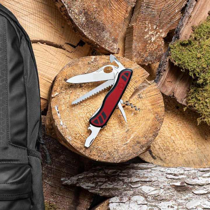 Victorinox, Schweizer Taschenmesser, Forester M, Multitool, 10 Funktionen, Klinge, gross, Dosenöffne