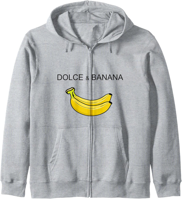 Dolce And Banana TShirt, Funny Cute Graphic Design Banane Kapuzenjacke