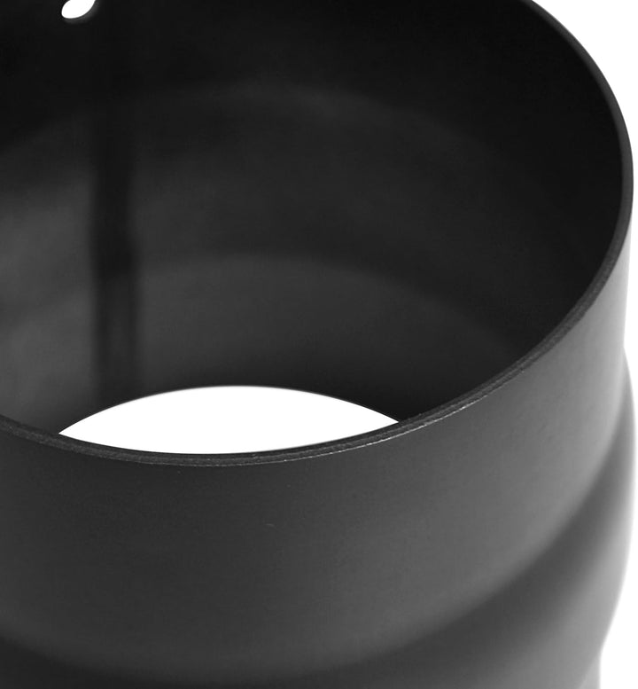raik Rauchrohr-Adapter Verbindungsstück für 130 mm Durchmesser Ofenrohre 2 mm Stahlblech Senotherm B