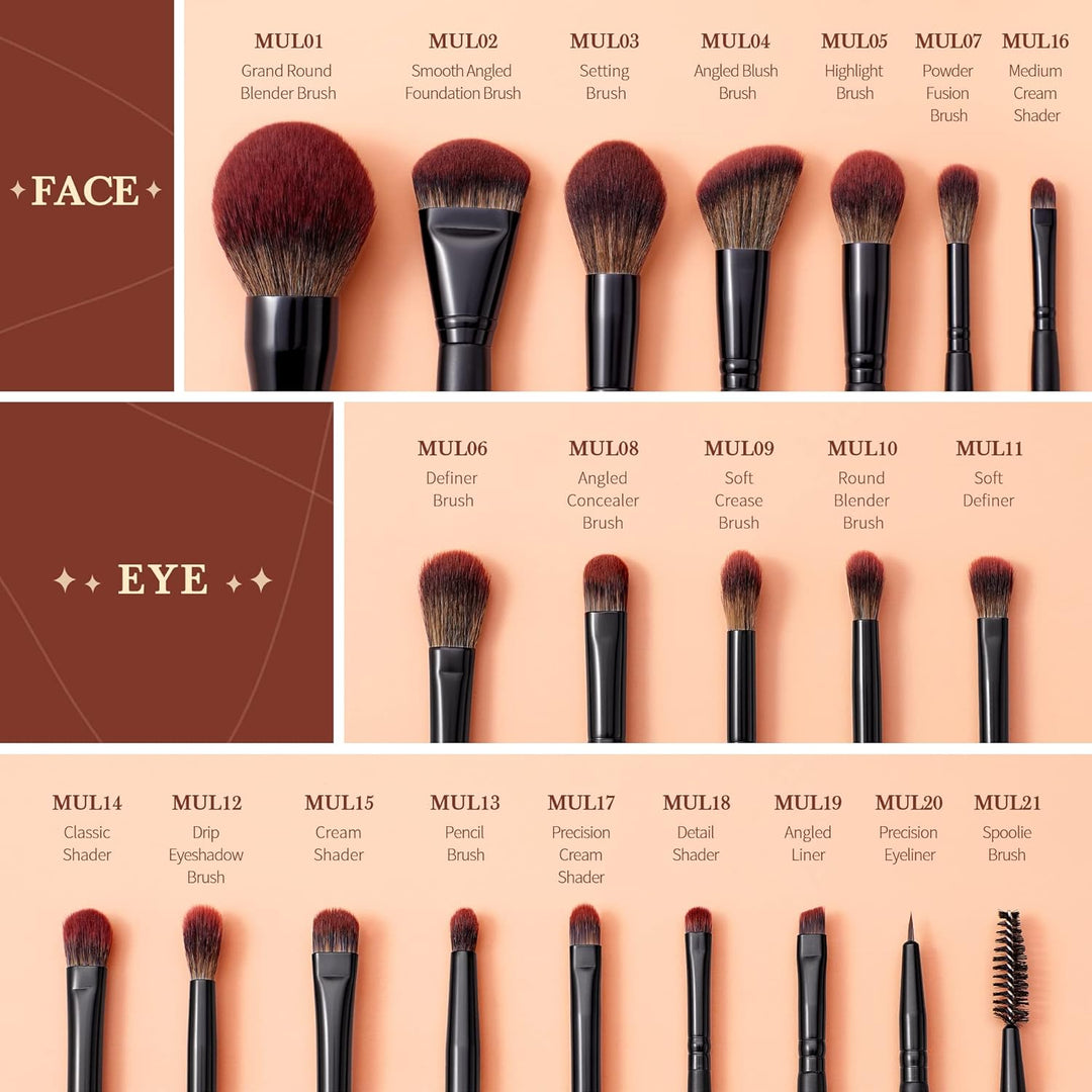 Jessup Pinselset Makeup Pinsel Makeup Brushes Set Schminkpinsel Set Kosmetikpinsel Augenpinsel Gesic