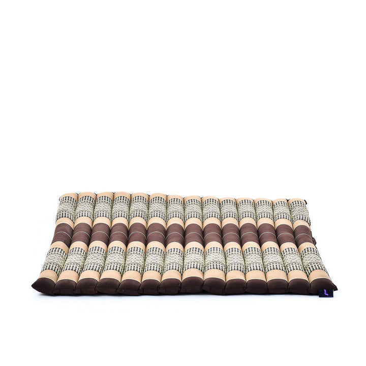 Leewadee Zabuton Meditationsmatte - Kapok Bodenkissen für Yoga, Zen &amp; Kniematte Sf10 - Braun, Sf10 -