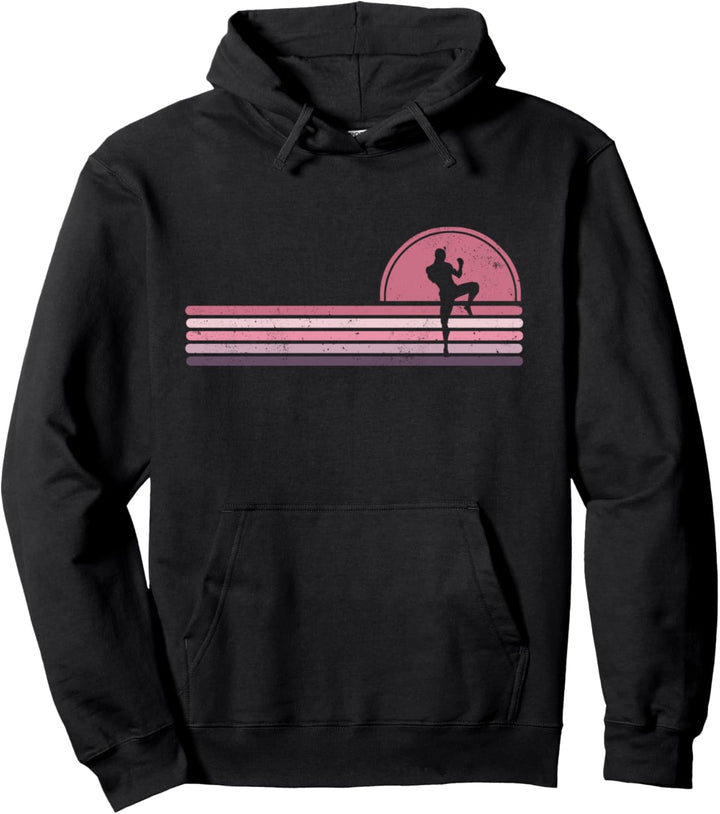 Muay Thai MMA Mixed Martial Arts Vintage Kickboxing Pullover Hoodie