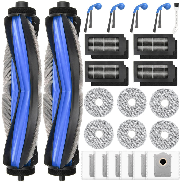 23 Stück Zubehörset für Ecovacs Deebot T30C Omni / T30C Omni Gen2 Saugroboter, 2 Hauptbürste 6 Wisch