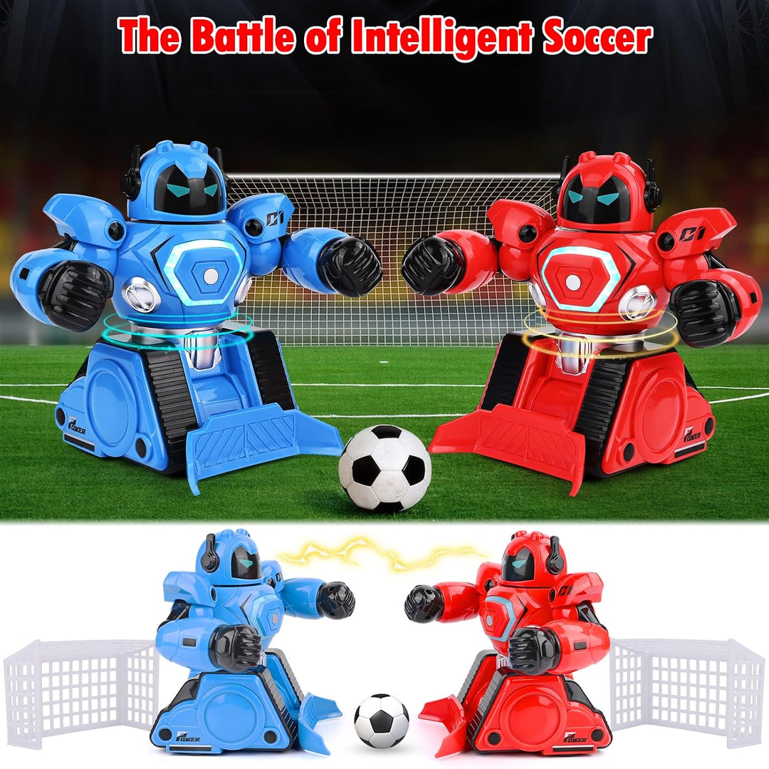 Ferngesteuerte Roboter Kampf, 2 Stück RC Kampfroboter Spielzeug mit LED Licht und Musik, Kombat Boxk
