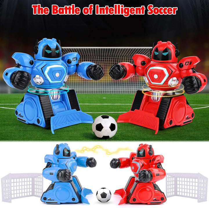 Ferngesteuerte Roboter Kampf, 2 Stück RC Kampfroboter Spielzeug mit LED Licht und Musik, Kombat Boxk