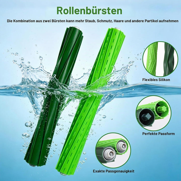 Zubehör für iRobot Roomba s9+ (9550) S9 (9150) Roboter-Staubsauger Ersatzteile 16 Packungen 2 Sätze