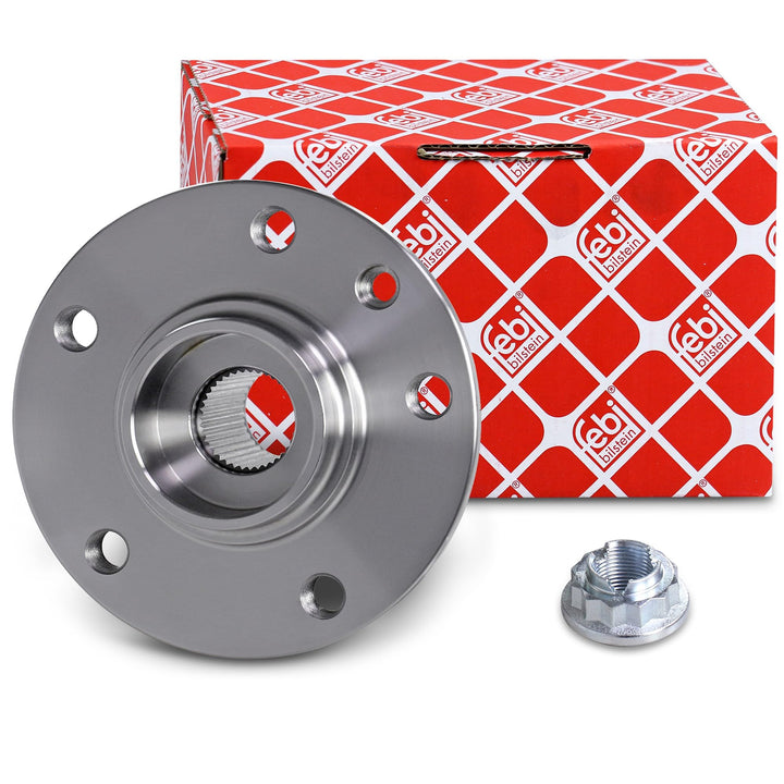 febi bilstein 34800 Radlagersatz mit Radnabe und Achsmutter , 1 Stück