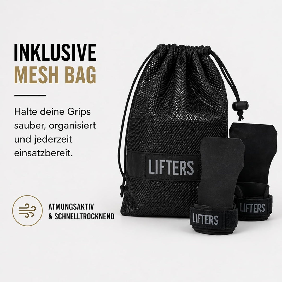 Lifters Hand Grips Elite Series – Starker Grip ohne Chalk – CrossFit & Functional Fitness Griffpolst