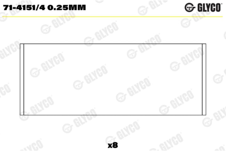 Glyco 71-4151/4 0.25mm Pleuellager