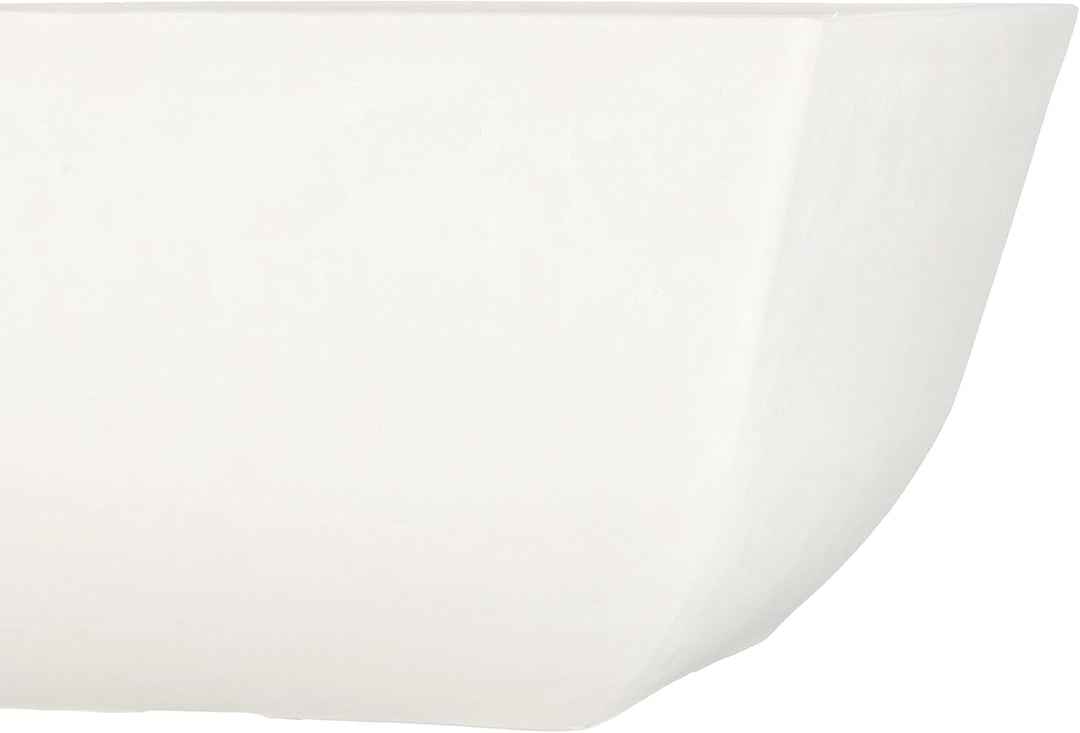 KOTARBAU® Blumentopf Pflanzgefäss aus recycelten Materialien 26x26x12,7cm mit Untersetzer 23x23x2cm