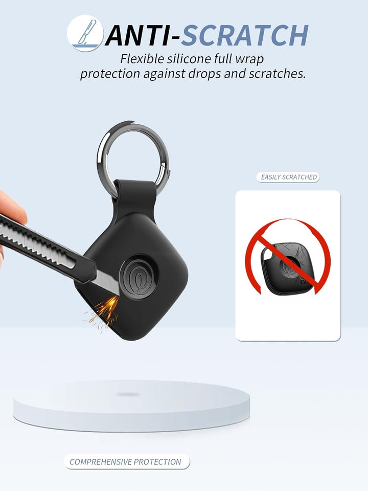 4 Stück Schutzhülle für Tile by Life360 Mate - Tracker hülle, Wasserdicht. Langlebig, Leichtgewichti
