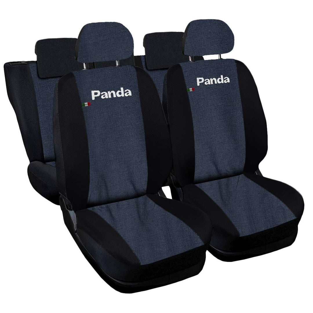 Lupex Shop Panda.014b.JBs-1.3 New Panda Sitzbezüge - blau jeans schwarz 1-3