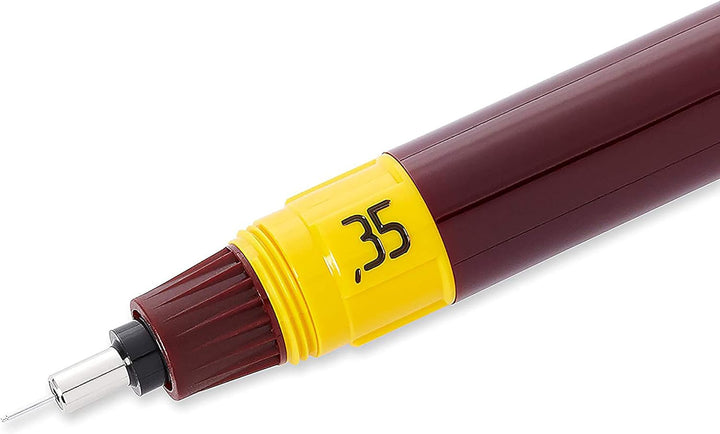 rOtring Isograph technischer Zeichenstift | 0,35 mm nachfüllbare Fineliner, 0,35 mm