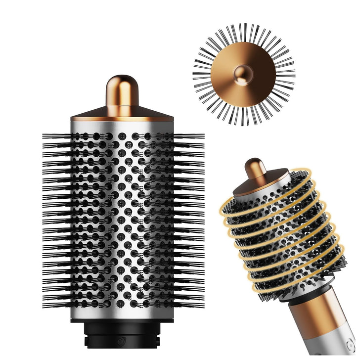 Grosse Runde Volumenbürste Aufsatz für Dyson Airwrap von MMOBIEL – Rundbürste für HS01/05/08 – Föhnb