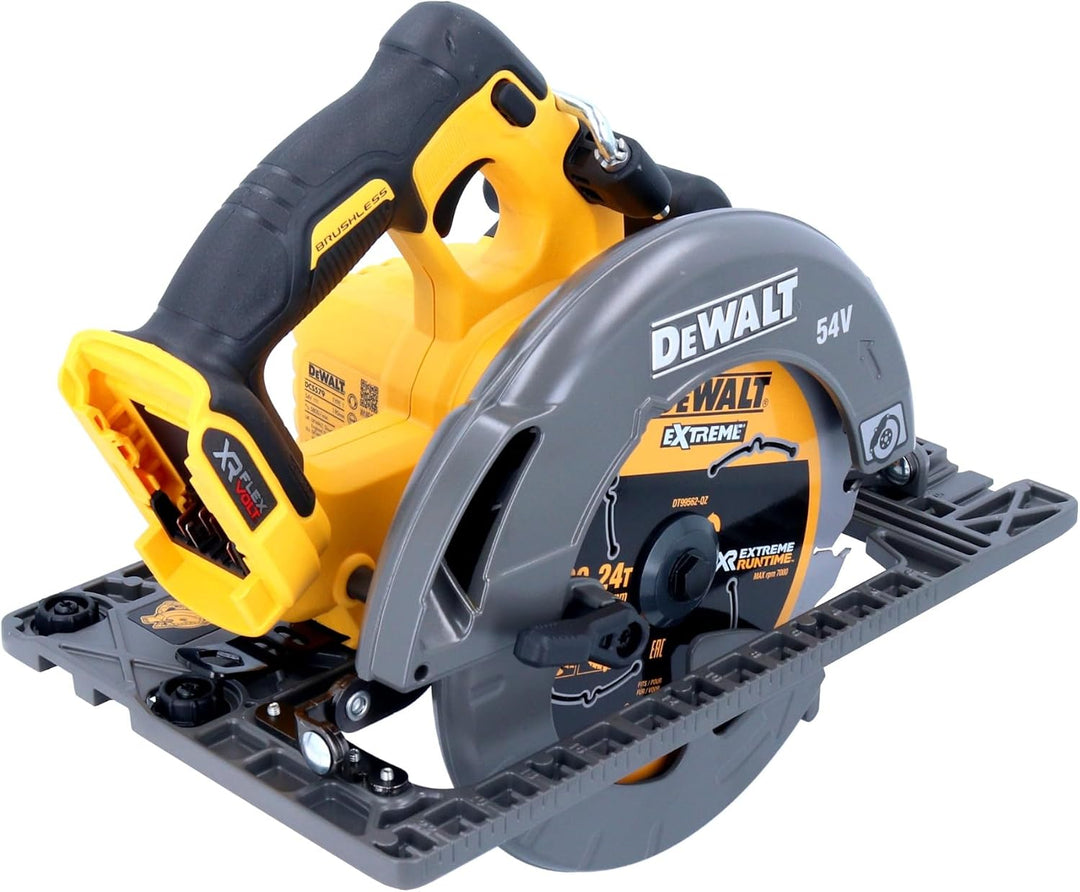 DEWALT DCS579NT-XJ, 54 V, Gelb-Schwarz, DCS579NT-XJ-Sierra Circular escobillas XR FLEXVOLT 54V sin c