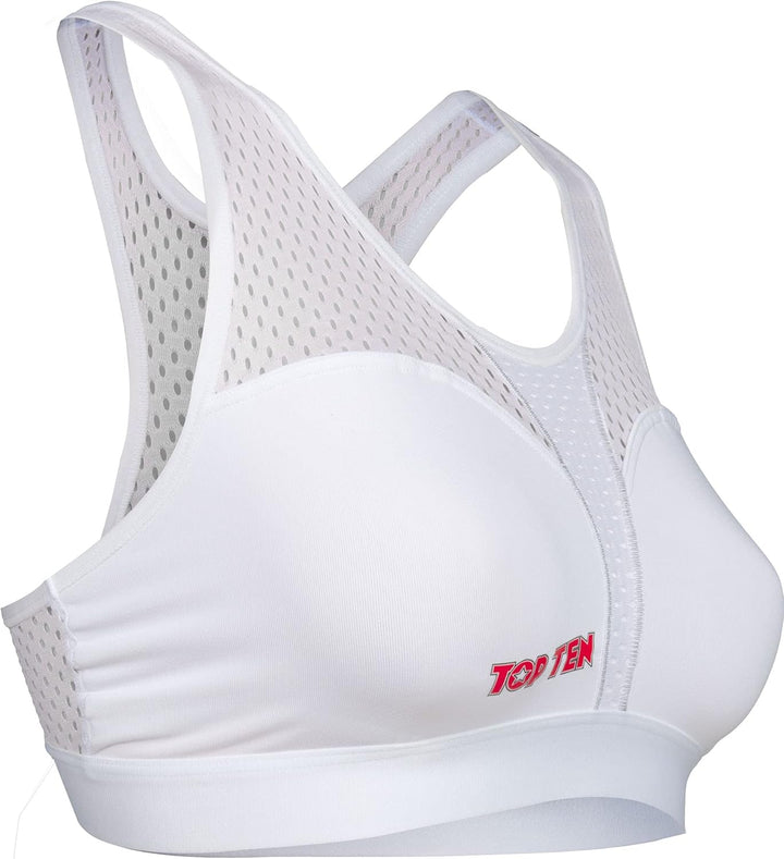 TOP TEN Sports Bra „Cool Guard“, S Kurz Weiß