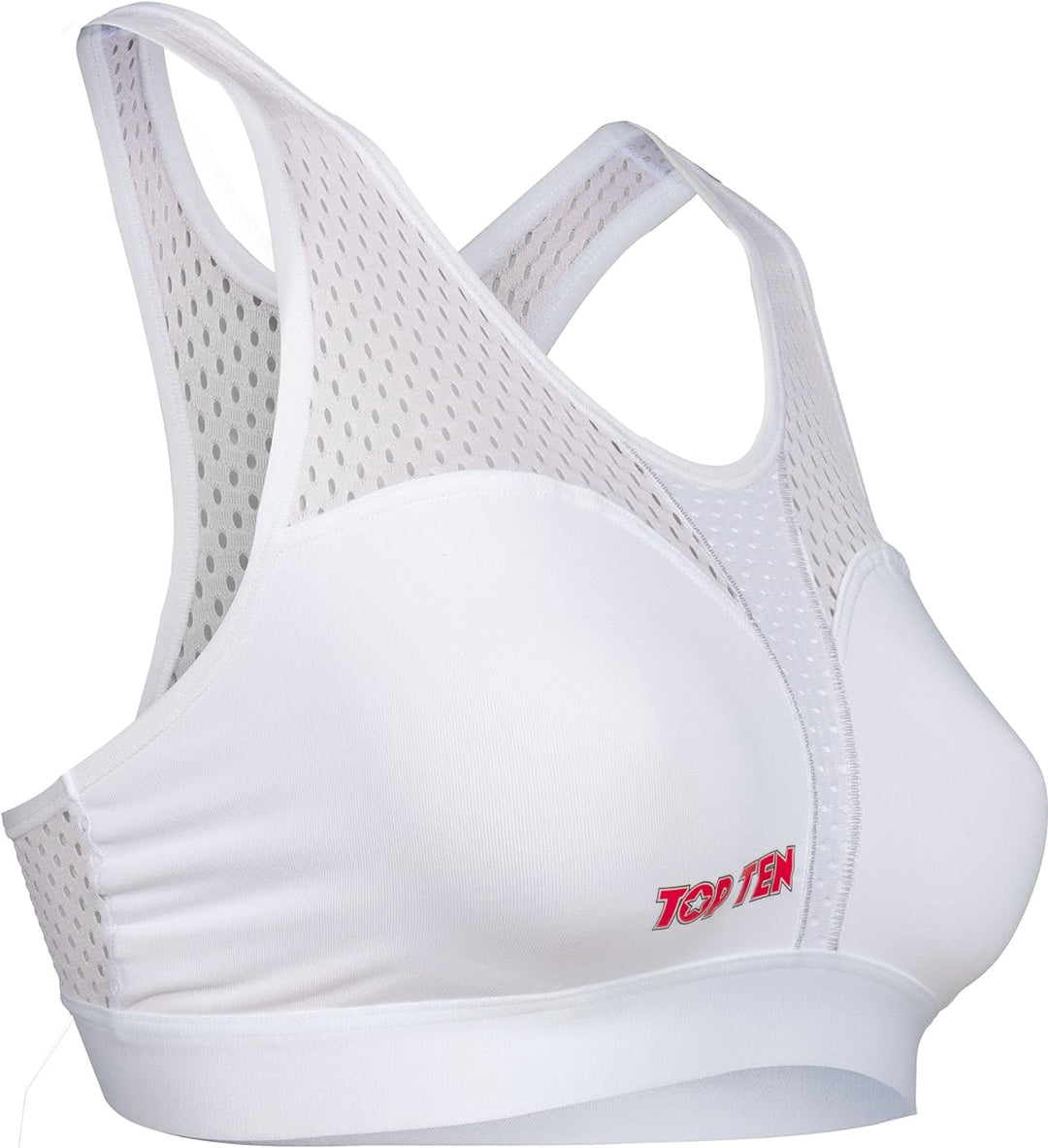 TOP TEN Sports Bra „Cool Guard“ L Kurz Weiss, L Kurz Weiss