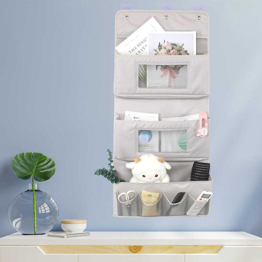 Hängende Aufbewahrung über der Tür Organizer Storage 3 Schichten mit 4 kleinen Taschen, faltbar & wa