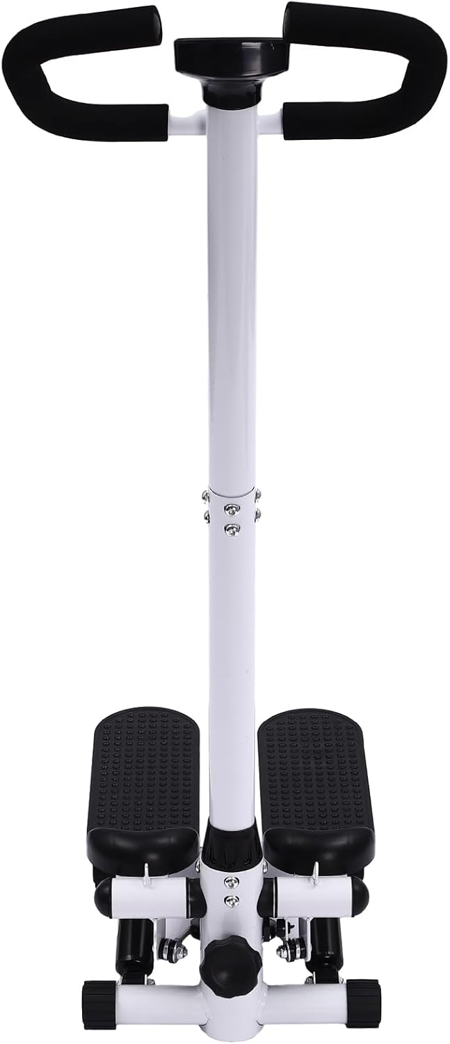 Mini Stepper, verstellbar Fitnesstrainer Leise und rutschfest Fitnessgerät Bein/Arm Trainer Tragfähi