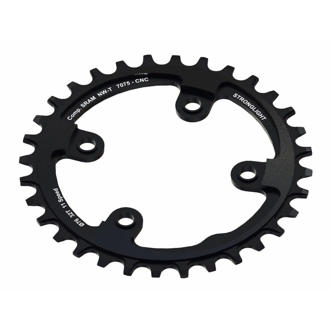 Stronglight Einfach-Kettenblatt ALU 7075 Narrow Wide Sram XX1 11-Fach 4-Loch 76 mm 13 x 13 x 5 cm, 1